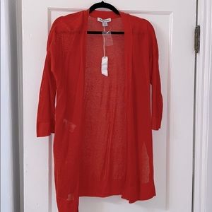 Tommy Bahama size extra small red cardigan